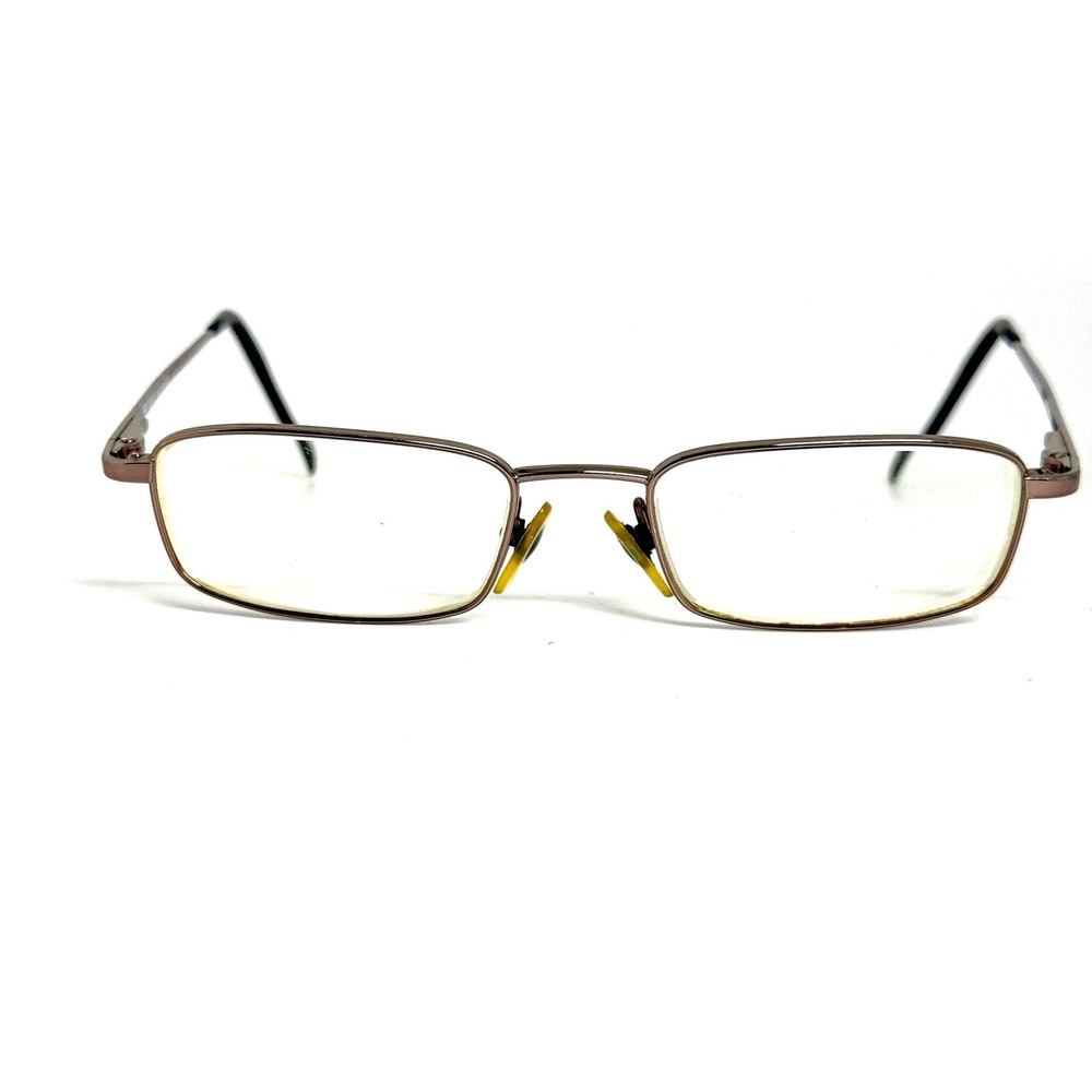 Vogue VO3496 728 Metallic Burgundy Rectangular Eyeglass Frames 47-17-135 Italy